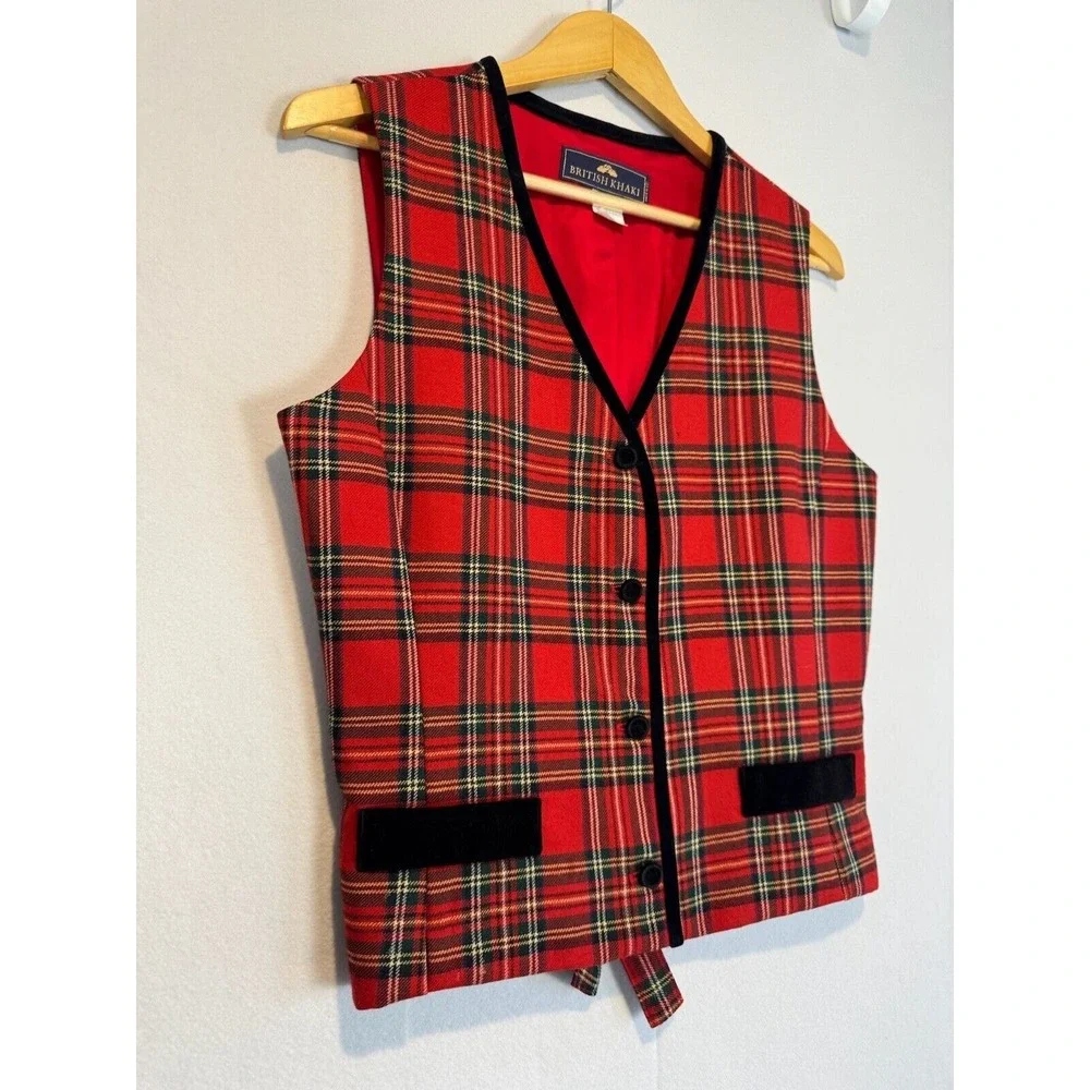British Khaki vintage red